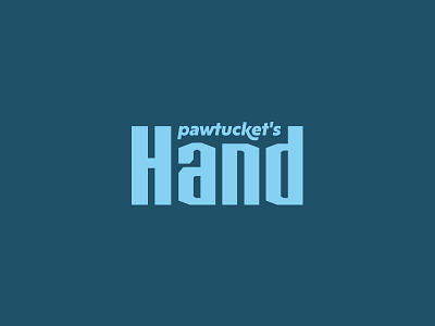 Pawtucket's Hand beer brewery logo logotype mark rhode island