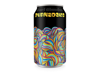 day #138 Funkadelic beer can craft beer funk george clinton p funk packaging