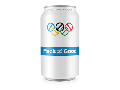 day #149 Thanks But No Thanks beer can colorado mack ≠ good olympics packaging