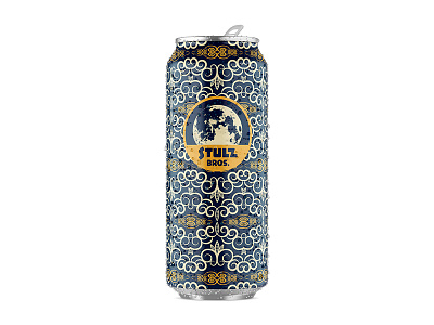 Full Moonrise beer can missouri moon moonrise packaging pattern stulz