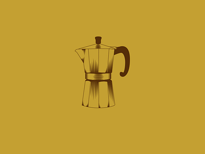 Espresso Pot coffee espresso illustration pot stovetop