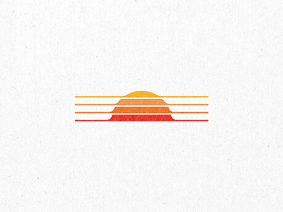 Sunrise lines logo mark sun sunrise sunset