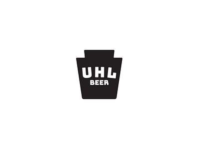 Uhl mark v2 beer branding brewing identity keystone logo