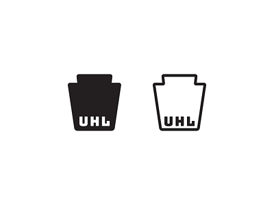 Uhl extended identity beer brewing icon keystone logo mark uhl