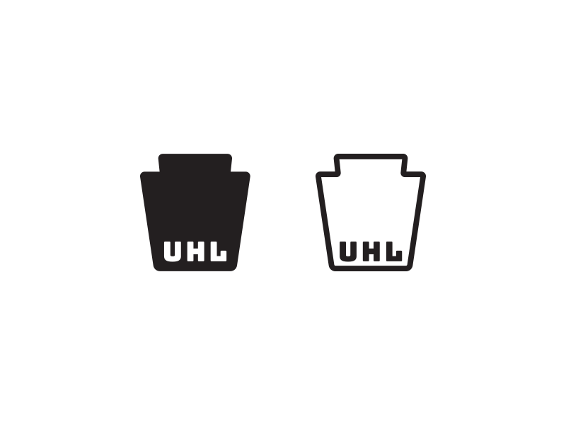 Uhl extended identity icon mark logo keystone uhl brewing beer
