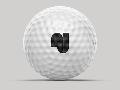AJ monogram athlete ball golf logo monogram sports