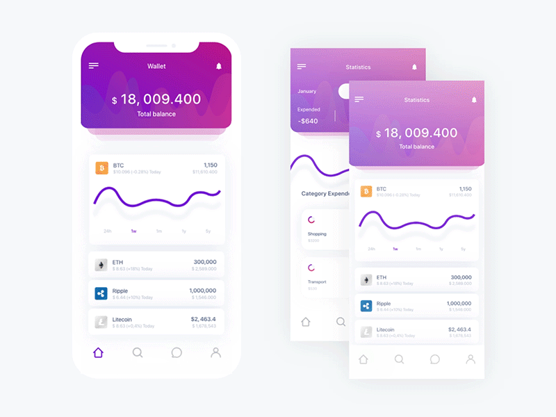 Cryptocurrency Wallet App