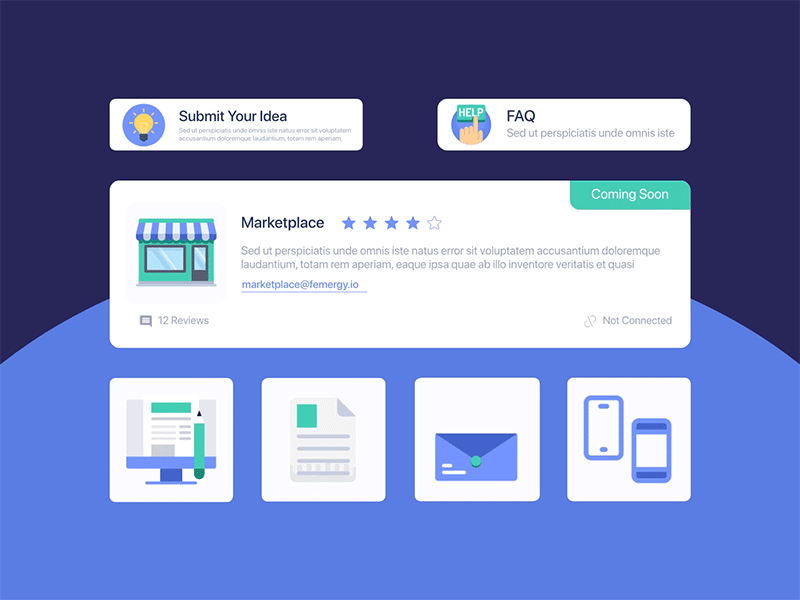 Icons for Business Network