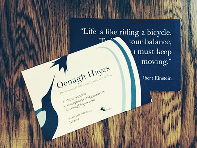 Business Card - Oonagh Hayes branding branding design design logo print