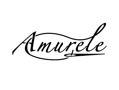 Amurele Logo branding branding design illustration logo print typography vector