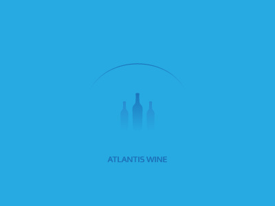 Atlantis wine branding identity logo logo design logotype wine