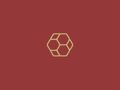 Investment branding hive icon identity logo