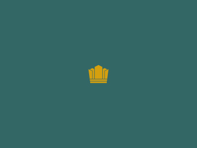 re branding buildings crown gold identity logo mark premium real estate