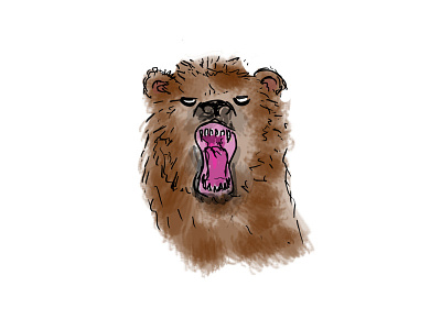 New Shot - 11/27/2013 at 05:30 PM art brown bear painting sad teddy bear