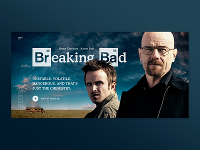 Breaking Bad promo-site breaking bad breakingbad design film movie tv series tv show ui ux web web design webdesign веб дизайн веб сайт