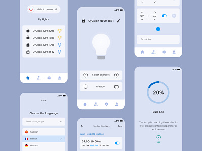 Light theme version of the UI/UX