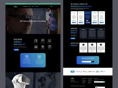 Home page design for SimuSim design graphic design home page interface ui uidesign ux uxdesign web web design