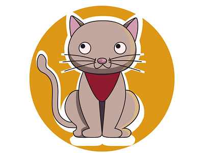 LOSY CAT illustration vector