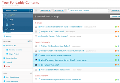 Dashboard iterations