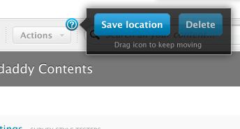 Save location authoring drag and drop help interactive wordpress