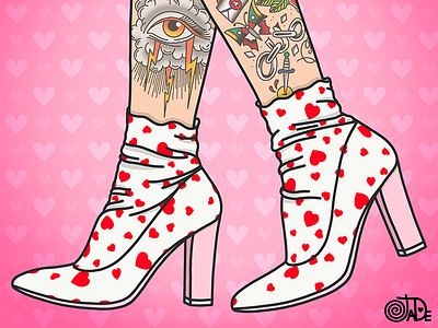 Queen of Hearts candy candy doll club fashion illustration fashion illustrator hearts rockabilly tattoos valentine valentines valentines day