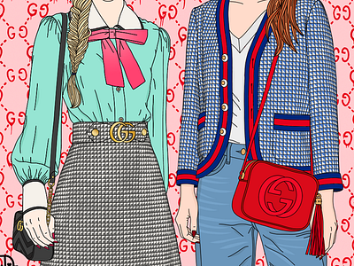 Gucci Girls by Jade Dribbble