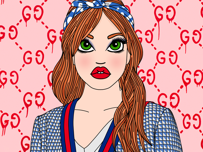 Gucci Redhead by Jade Boylan on Dribbble