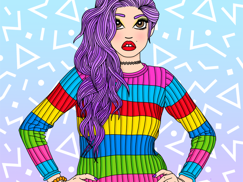 90 S Babe By Jade Boylan On Dribbble