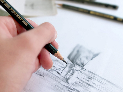 Process of Album Art album art drawing figure drawing hand skills illustration pencil process sketch