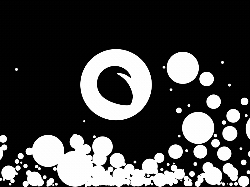 2D Abstract Dynamic Logo Opener motion design newton dynamics animated mograph opener intro logo animation gif