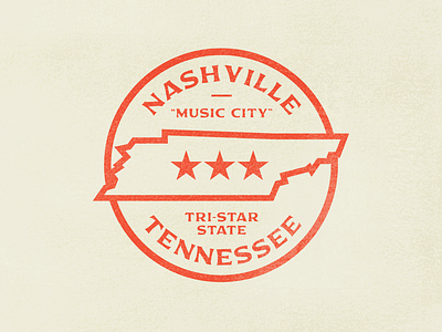 Nashville lockup logo monoline music city nashville state tennessee tri star