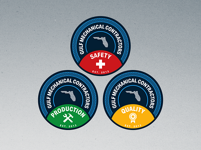 Gulf Mechanical Hard Hat Decals