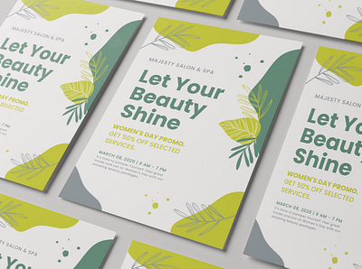 Let Your Beauty Shine Poster design flat design graphic design illustration poster poster design print design