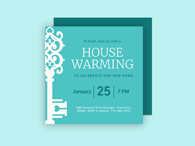 House warming invitation