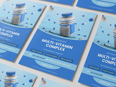 Multi-Vitamin Poster Design