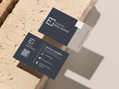 Luxury Real Estate Business Card business card business card design design graphic design illustration logo photo print design real estate design