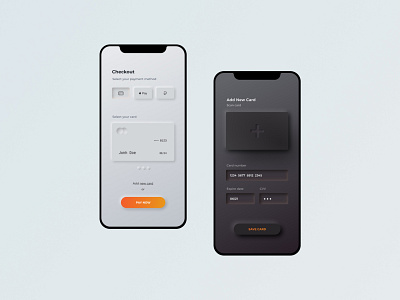 Daily UI #002 - Credit Card Checkout app credit card checkout dailyui dailyui 002 neumorphic neumorphism ui ui
