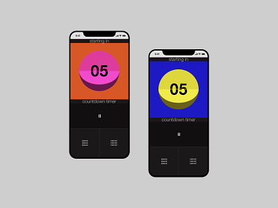 Daily UI #014 | Countdown Timer 014 app dailyui dailyui014 design mobile retro ui