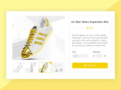 Daily UI 012 : E-Commerce Shop 012 c3po dailyui e commerce shop ecommerce product page