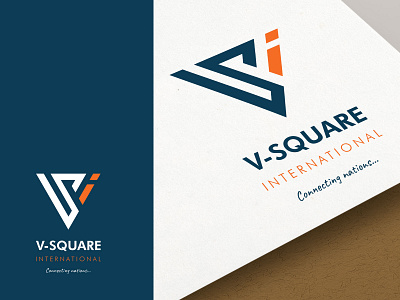 Brand Identity Design | V-Square International design graphic design illustration logo logo design logos logotype logotype designer