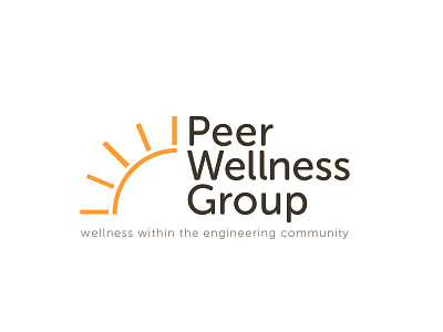 Peer Wellness Card logo marketing print
