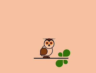 Owl bird bird logo design design art designer designs flat illustraion illustration art illustrations illustrator owl owl illustration owl logo vector