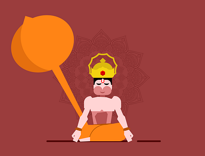 Hanuman 3d animation branding design designer designs graphic design hanuman illustraion illustration illustration art illustrations illustrator logo motion graphics ram ramavtar shrihanuman shriram ui