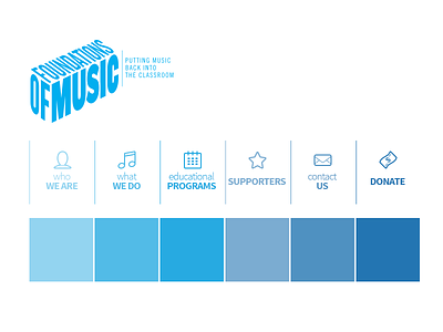 Foundations Of Music Web Color Harmony block color gradients icons