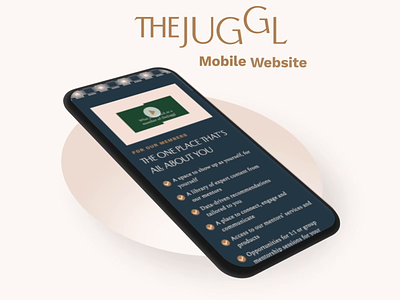 theJuggl Website & Web App Mobile Teaser app community design marketplace ui web app website women women mentor