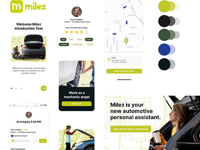 Milez App Stylescape app design ui