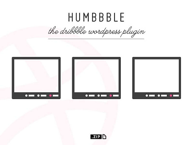 Humbbble - the dribbble wp plugin dribbble plugin portfolio wordpress wp plugin