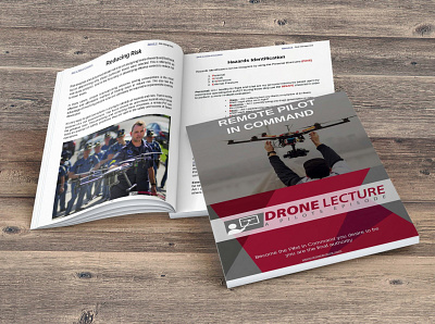 Book for Drone Course book indesign print design