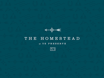 Homestead Lockup branding design homestead iconography identity logo original type