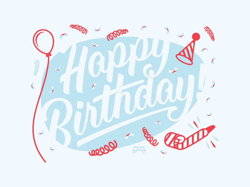 Happy Birthday Party by Jamie Rodriguez for Givt on Dribbble